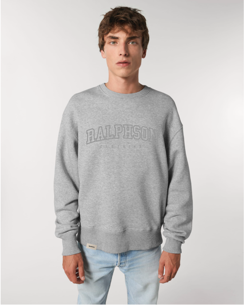COLLEGE oversized crewneck